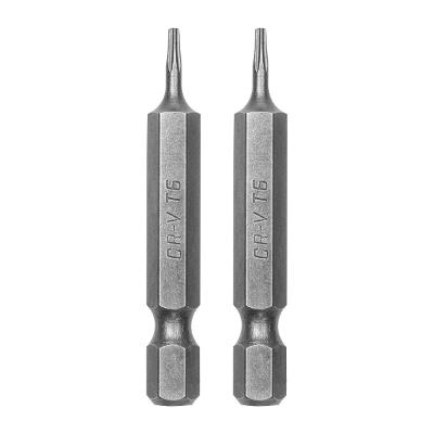 Bits Torx T6 50 Mm 2 Peças Mtx Cromo Vanádio