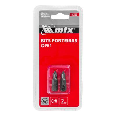 Bits Phillips Ph1 25 mm 2 Peças Mtx