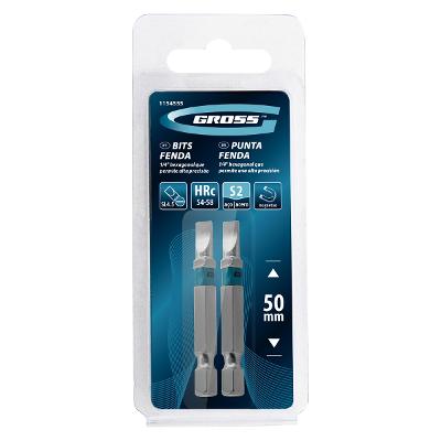 Bits Fenda Sl4,5 50 Mm 2 Peças Gross