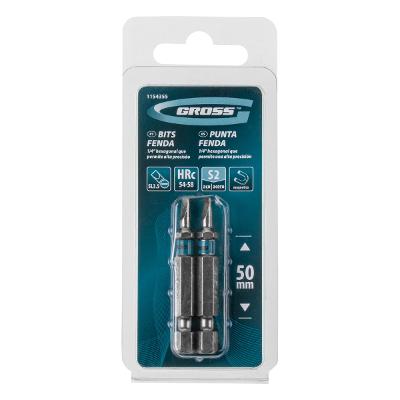 Bits Fenda Sl3,5 50 Mm Gross 2 Peças