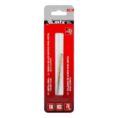 Broca Aço Rápido Mtx 3,5 mm HSS Nitreto Titânio 1 Peça