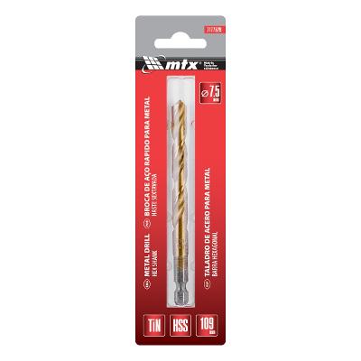 Broca Aço Rápido 7,5 Mm Mtx Haste Sextavada