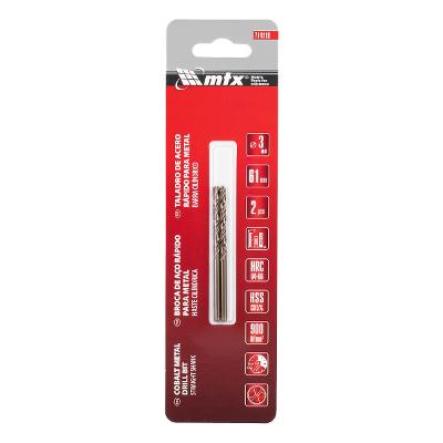 Broca Aço Rápido 3 mm Cobalto 5% Mtx 714119 2 Peças