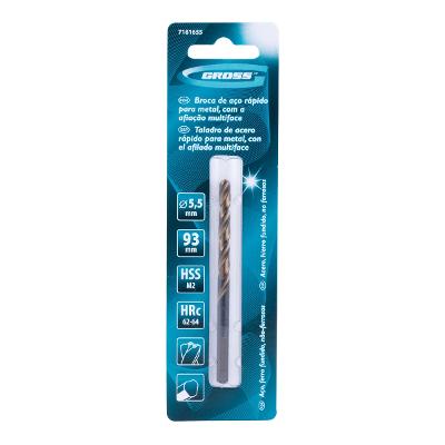 Broca Aço Rápido 5,5 X 93 mm M2 Gross 1 Peça