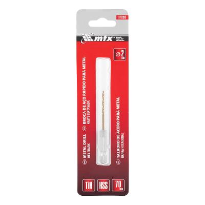 Broca Aço Rápido 2 Mm Haste Sextavada Mtx Profissional
