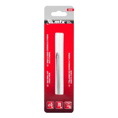 Broca Para Cerâmica E Vidro 5 Mm Mtx Metal Duro