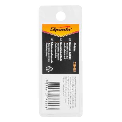Broca Diamantada 4 Mm Para Vidro E Cerâmica Sparta