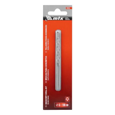 Broca Para Concreto Mtx 6 X 100 mm Haste Cilíndrica
