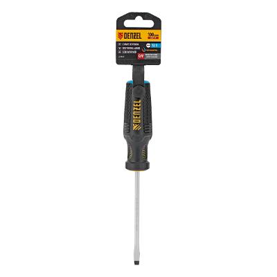 Chave De Fenda Denzel Sl5x100 Mm 3/16x4 Aço Crv