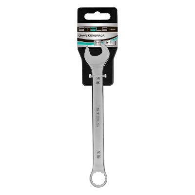 Chave Combinada 9/16 Stels 1463555 Aço Cromo Vanádio