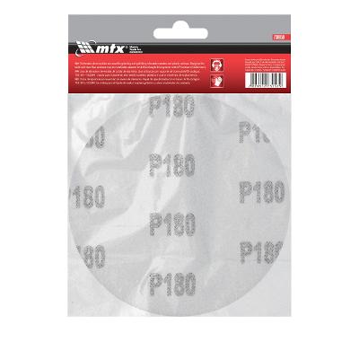 Disco De Lixa 125 Mm Grão 180 Mtx 10 Peças