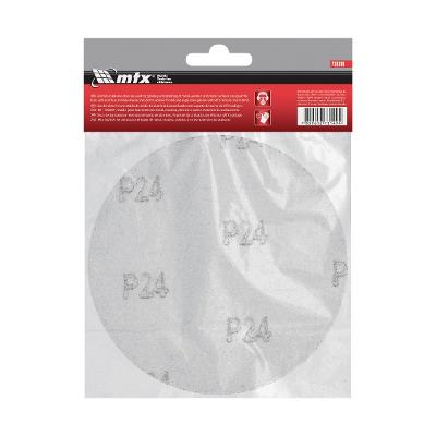 Disco De Lixa 125 Mm P24 10 Peças Com Velcro Mtx
