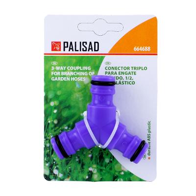 Conector Mangueira Triplo Engate Rápido 1/2 Polegada Palisad