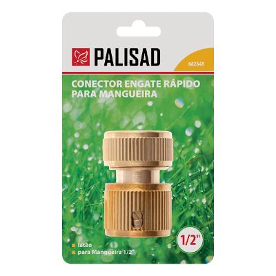 Engate Rápido 1/2 Polegada Mangueira Latão Palisad