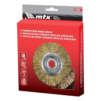 Escova Circular Mtx 100 mm Furo 22,2 mm 4500 RPM