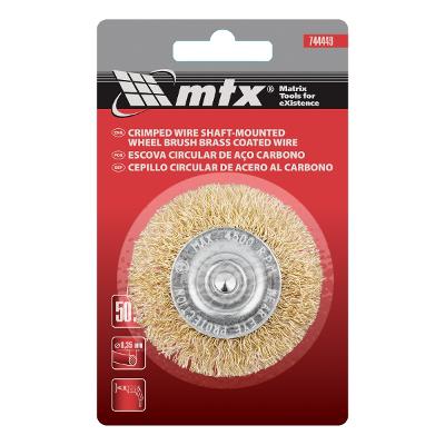 Escova Circular Mtx 50 mm Haste 6 mm 4500 Rpm Latonada