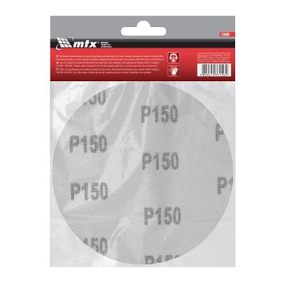 Disco De Lixa Mtx 125 Mm Grão 150 10 Peças Com Velcro