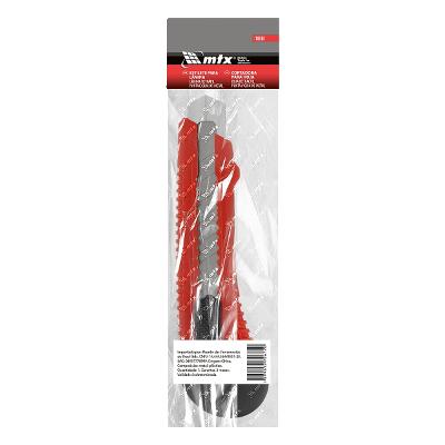 Estilete Mtx 18 mm Lâmina Retrátil Ponta De Metal 1 Peça
