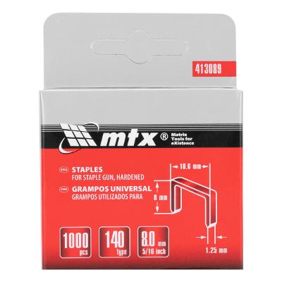 Grampos Para Grampeadores Mtx Tipo 140 8 Mm 1000 Peças