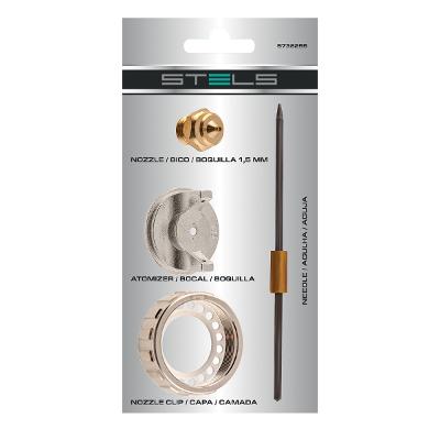 Kit Reparo Pistola Pintura 1,5 mm 4 Peças Stels