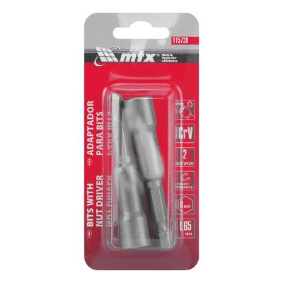 Soquete Magnético 8 mm 65 mm 2 Peças Mtx 1/4