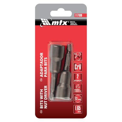 Soquete Magnético 12 mm 65 mm Parafusadeira Mtx 2 Peças