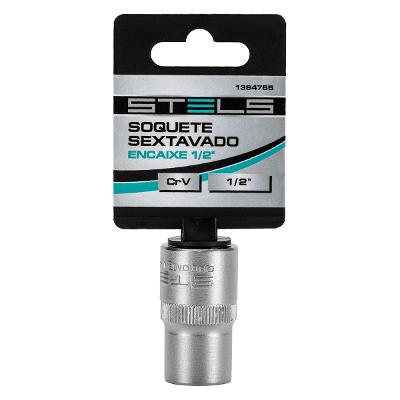 Soquete Longo 14mm Encaixe 1/2 Stels