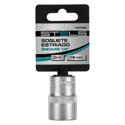 Soquete Estriado 19 mm 1/2 Pol Stels