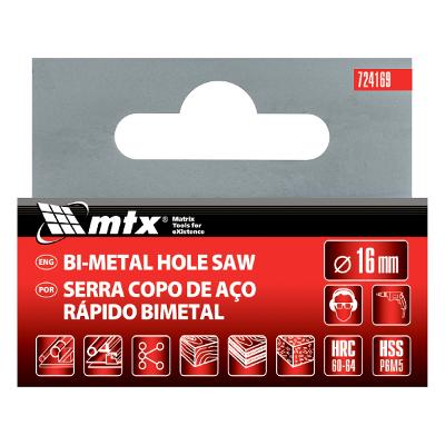 Serra Copo Bimetal 16 mm Mtx 1 Peça