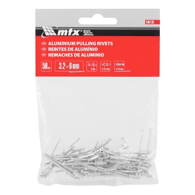 Rebites De Repuxo Mtx 3,2 X 6 Mm 50 Peças