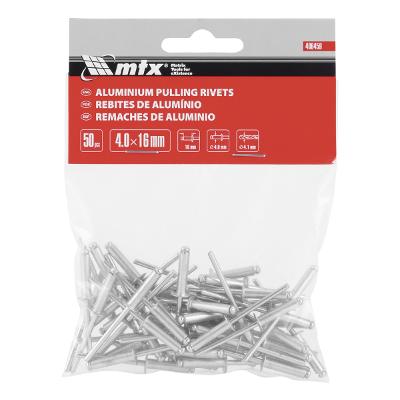 Rebites De Repuxo 4 X 16 Mm 50 Peças Mtx 406459