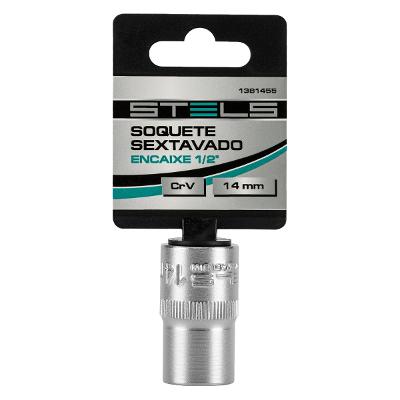 Soquete Sextavado 14 Mm 1/2 Stels