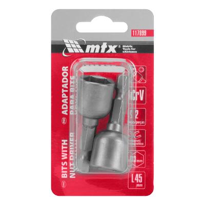 Soquete Magnético Mtx 13 mm 45 mm 2 Peças 1/4