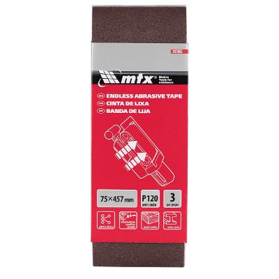 Cinta De Lixa Mtx Grão 120 457x75 Mm 3 Peças