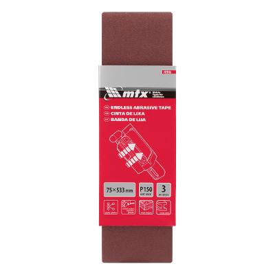 Cinta De Lixa Mtx 533x75 Mm Grão 150 3 Peças