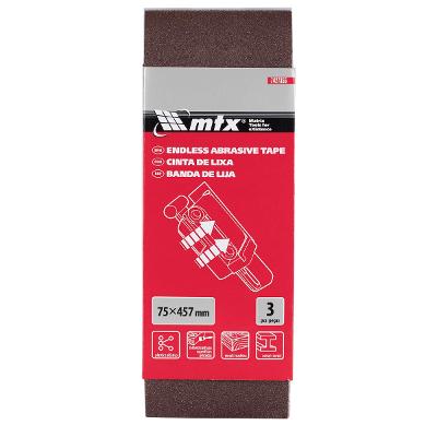 Cinta De Lixa Mtx Grão 100 457x75 mm 3 Peças