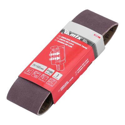 Cinta De Lixa Mtx 533x75 Mm Grão 100 3 Peças
