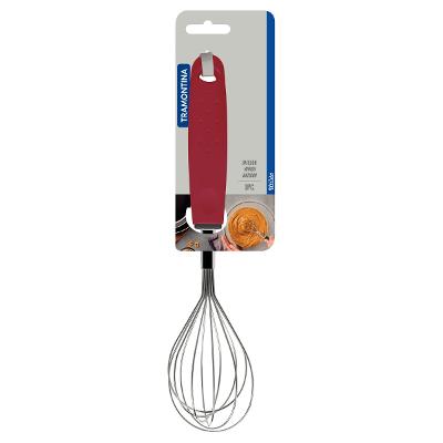 Batedor Manual Tramontina Utilità Aço Inox Vermelho