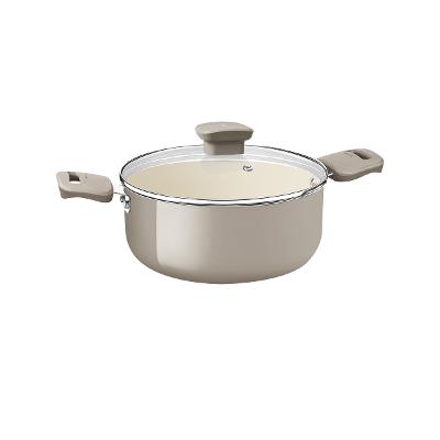 Caçarola Tramontina Veronese 20 Cm 2,6 L Bege Mineral