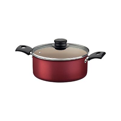 Caçarola Tramontina Turim 18 cm 2 L Antiaderente Vermelha