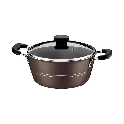 Caçarola Tramontina Sicília Alumínio 24 cm 4,3 L Avelã