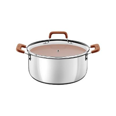 Caçarola Tramontina Romagna Aço Inox 20 Cm 3,2 L Cerâmica