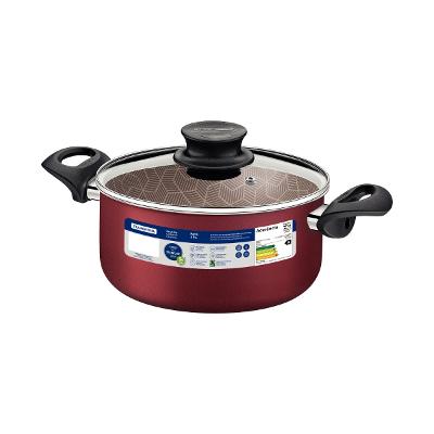 Caçarola Tramontina Paris 22 cm 3,8 L Vermelha