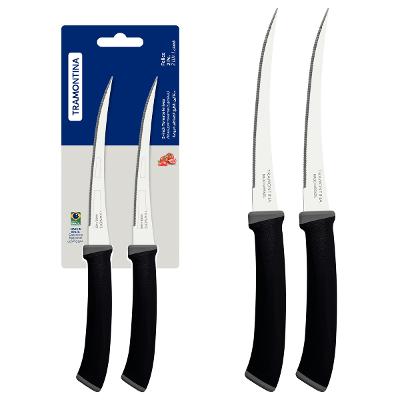 Conjunto 2 Facas Para Tomate Tramontina Felice Aço Inox
