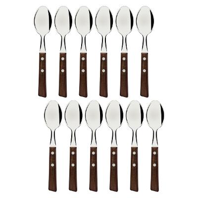 Colheres De Mesa Tramontina Tradicional 12 Peças Inox