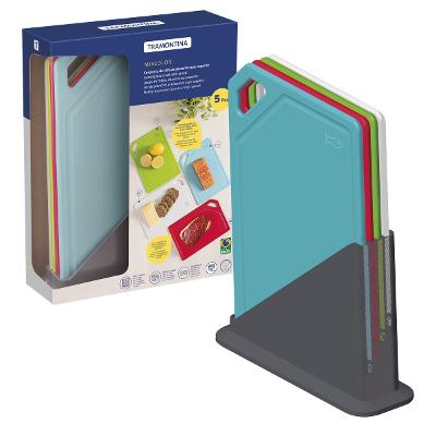 Conjunto De Tábuas De Corte Tramontina MixColor 5 Peças