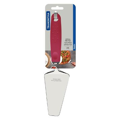 Espátula Para Pizza Tramontina Utilità Aço Inox Vermelha