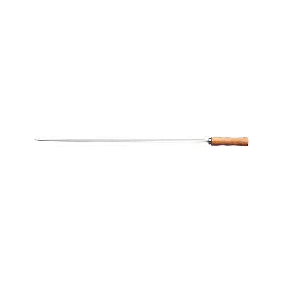 Espeto Para Churrasco Tramontina Aço Inox Cabo Madeira 75 Cm