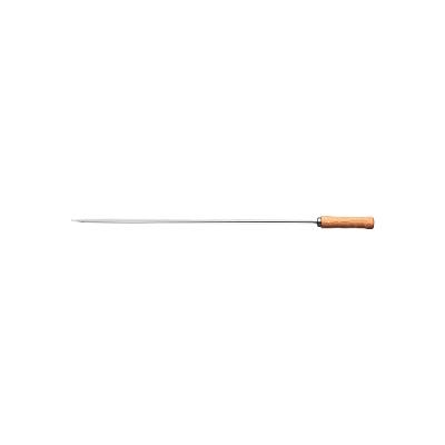 Espeto Para Churrasco Tramontina Aço Inox Cabo Madeira 65 Cm