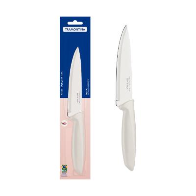 Faca Chef Tramontina Plenus 6 Polegadas Aço Inox Off White